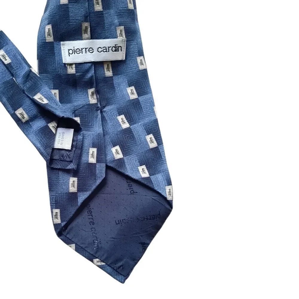 Pierre Cardin Navy Geometric Men's Tie